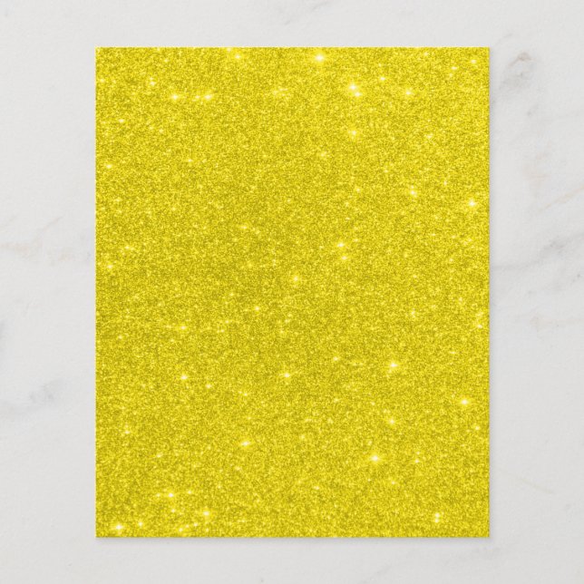 Gul glitter scrapbok bakgrundspapper (Framsida)