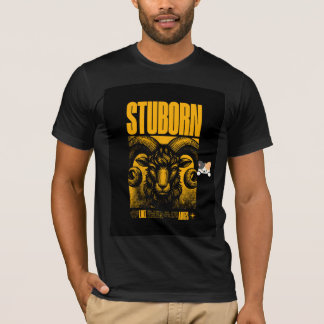 gul grunge- och kattälskar-design t-shirt