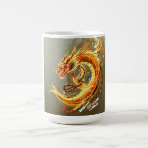 Gul Guld Drake Kaffemugg