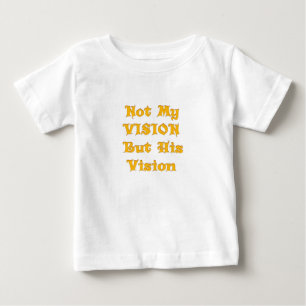 Gul Guld "Inte Min Vision Utan Hans Vision" Ins Tee Shirt