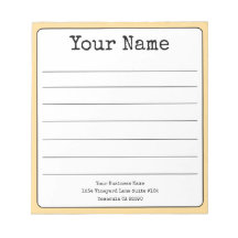 Gul gyllene retro lägg till ditt namn linjerat