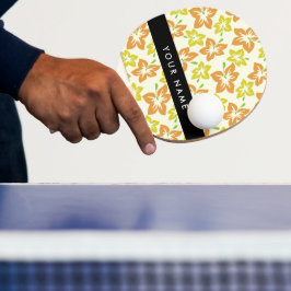 Gul Hibiskus, Orange Hibiskus, Ditt Namn Pingisracket