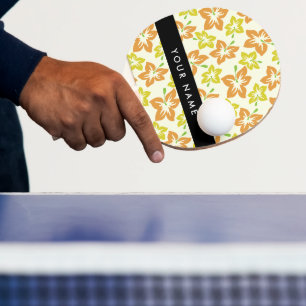 Gul Hibiskus, Orange Hibiskus, Ditt Namn Pingisracket