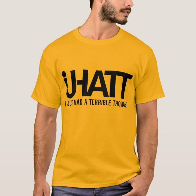 Gul IJHATT-utslagsplats Tee (Framsida)