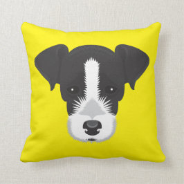 Gul jackRussell Terrier Kudde