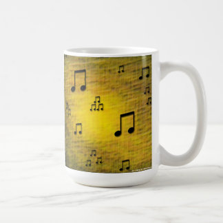 Gul Jazzkonstmugg Kaffemugg