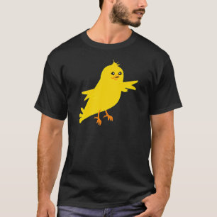 Gul kanariefågel tee