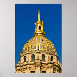 Gul kapelldomen, Paris, Frankrike Poster