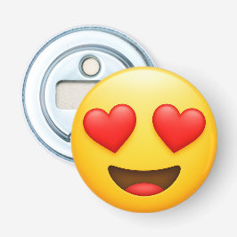 Gul kärleksemoji flasköppnare