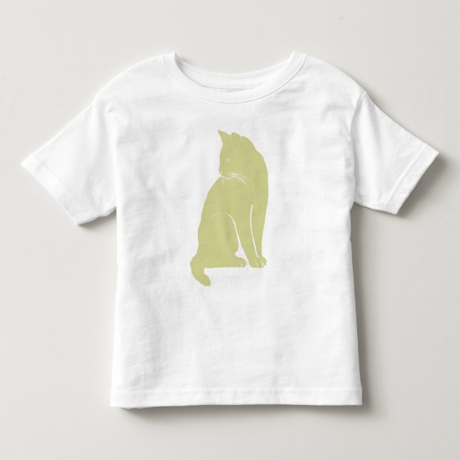 Gul katt tröja (Framsida)