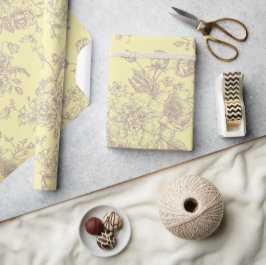 Gul kinask gift presentpapper