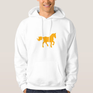 Gul kinesisk zodiak häst hoodie
