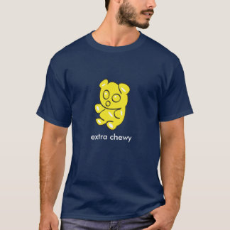 gul klibbig björnmörk t t-shirt