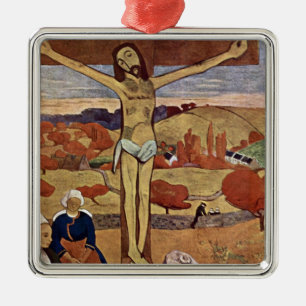 Gul Kristus av Paul Gauguin Julgransprydnad Metall