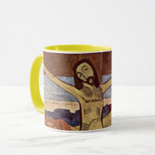 Gul Kristus av Paul Gauguin Mugg