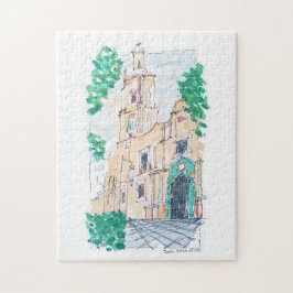 Gul kyrka pussel