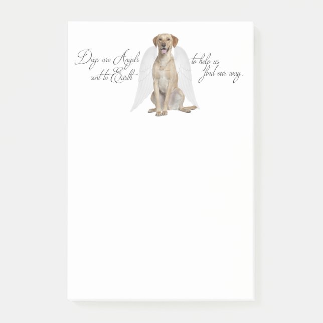 Gul lab Angel Post-it-anteckningar Post-it Block (Framsida)