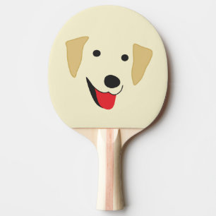 gul lab Ansikte Pingisracket