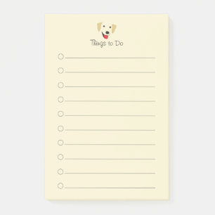 gul lab Ansikte Post-it Block