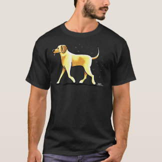 Gul lab Hairy Wake Passande T Shirt