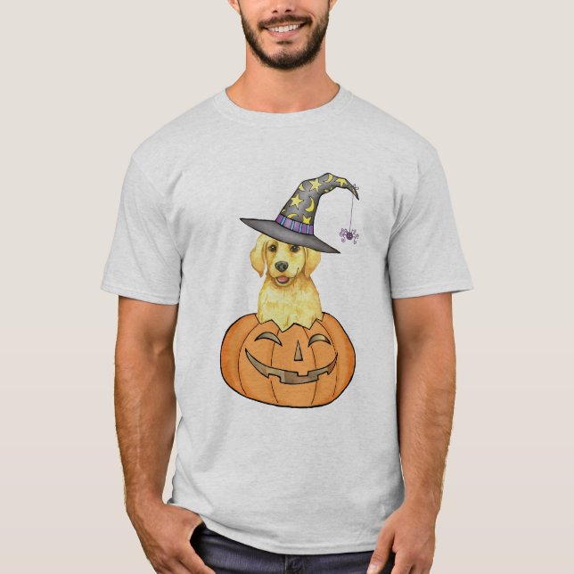Gul lab häxa t-shirt (Framsida)