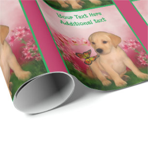 Gul lab Hund Art-Personlig Presentpapper