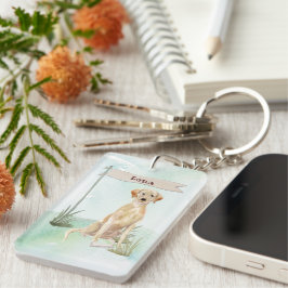 Gul lab Hund för anpassat namn