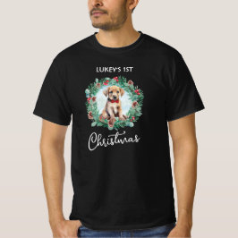 Gul lab Hund i julaftrador T Shirt