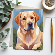 Gul lab Hund Pet-målning