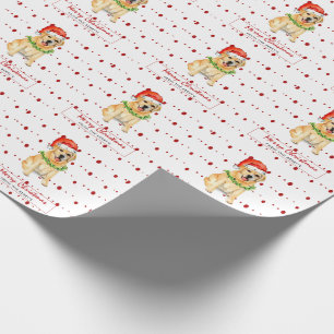 Gul lab i Santa God jul Presentpapper