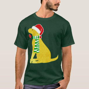 Gul lab julHund T Shirt