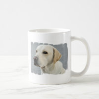 Gul lab kaffemugg