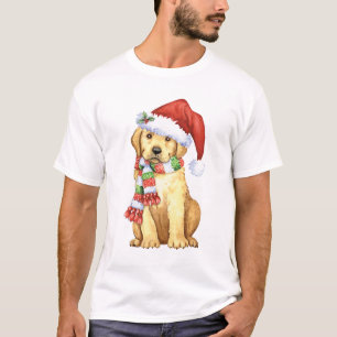 Gul lab lyckliga Howlidays Tee