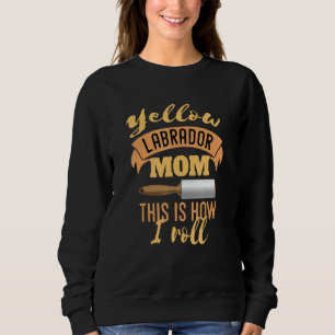 Gul lab Mamma Så här rullar jag T Shirt