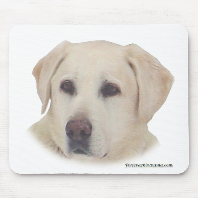 Gul lab Mousepad Musmatta (Framsidan)