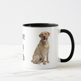 Gul lab mugg