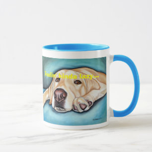 Gul lab mugg