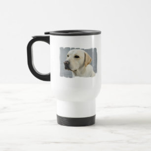 Gul lab plast- travel mug resemugg
