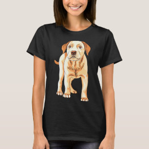Gul lab Silhouette S Watercolor Labrador Retrie T Shirt