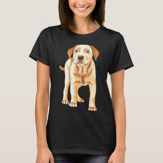 Gul lab Silhouette S Watercolor Labrador Retrie T Shirt
