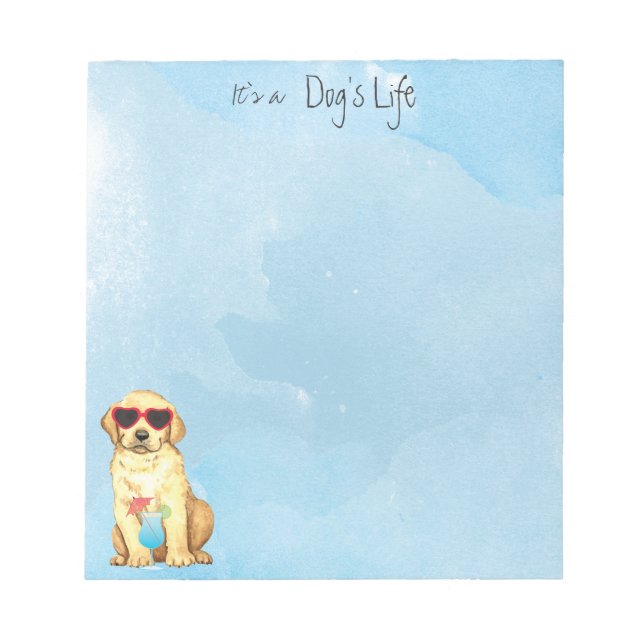 Gul lab sommarAnteckningsblocket Anteckningsblock (Framsida)