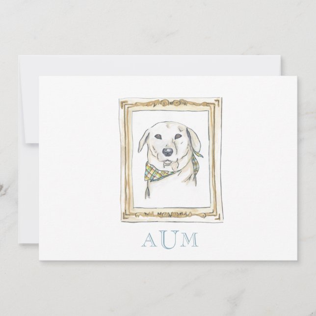 Gul lab statiskt meddelande inbjudningar (Framsida)