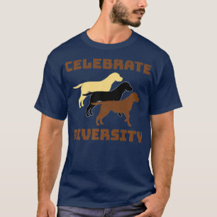 Gul lab Svart lab Hund för bekanta chokladlab T Shirt