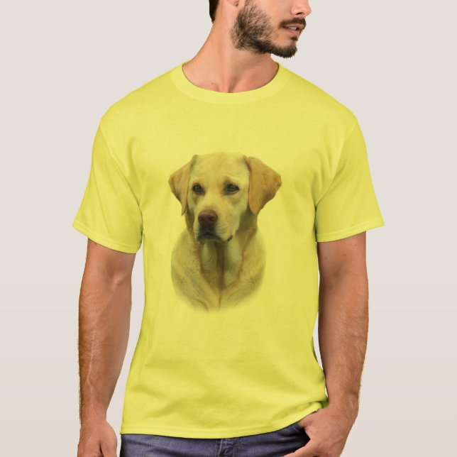 Gul lab T-tröja för bakrus 2 Tee Shirt (Framsida)