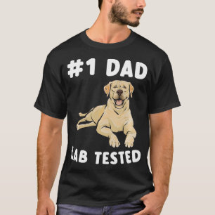 Gul lab Testad Gult Labrador Retriever Pappa T Shirt