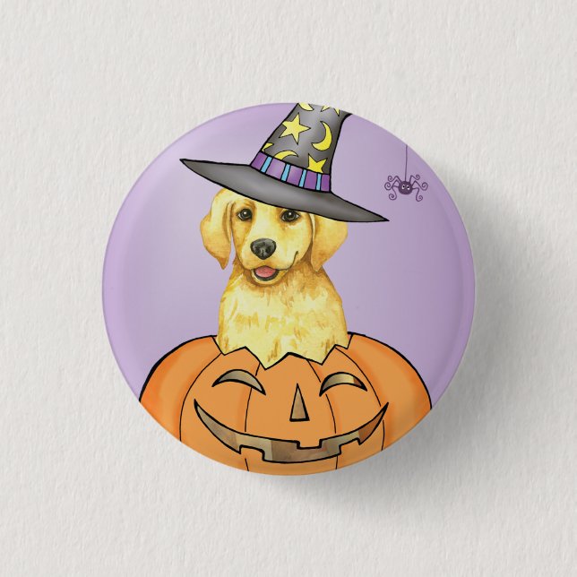 Gul lab Witch Knapp (Framsida)