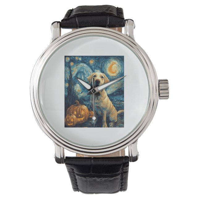 Gul Labrador (2) Armbandsur (Framsida)