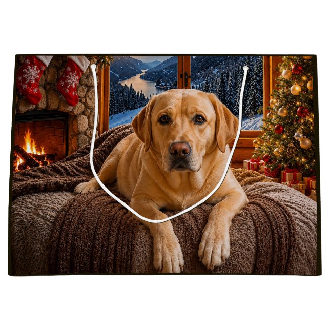Gul Labrador Holiday  (Framsidan)