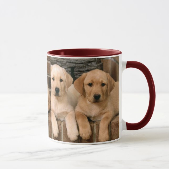 Gul Labrador Retriever Mugg (Höger)