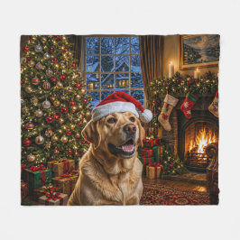 Gul Labrador Retriever Semester Fleecefilt